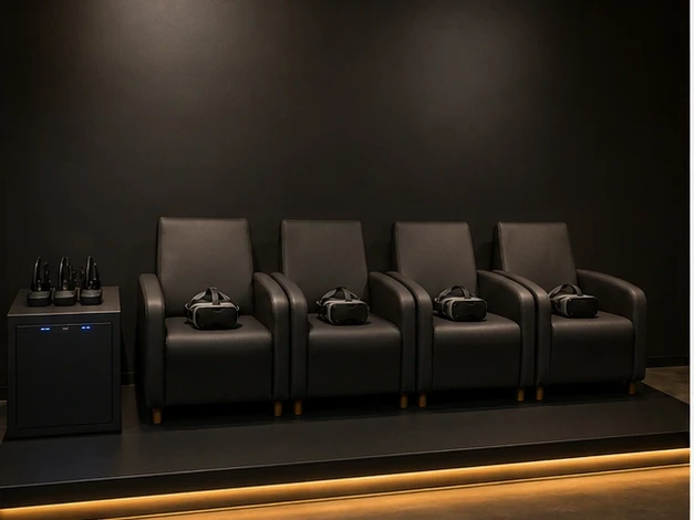 Többüléses VR Cinema sor